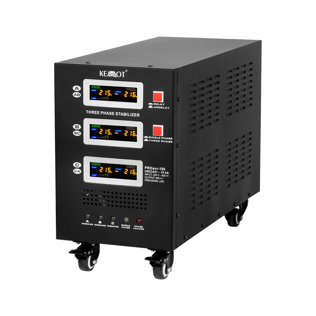 Automatski trofazni stabilizator napona KEMOT PROavr-10k (10000VA)