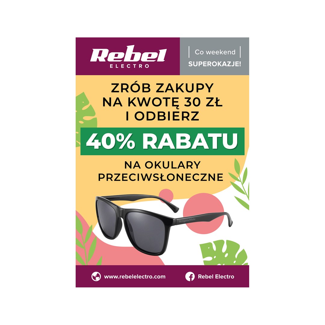 Rebel Electro poster - Promotion on glasses-0