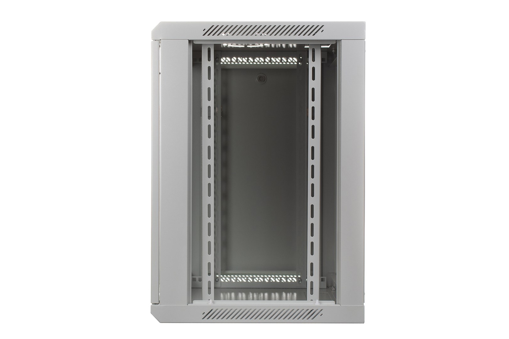 Mrežni ormar za montažu na zid DIGITUS 19" 12U rack 600x450 (staklena vrata, ne presavijen, nosivost 60kg, siva)-3