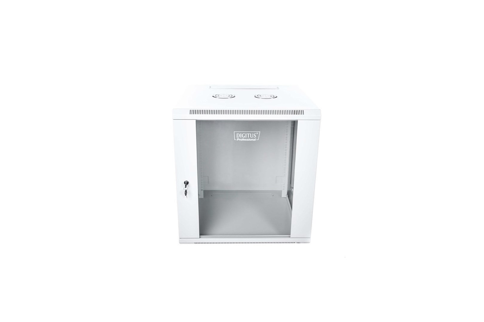 Mrežni ormar DIGITUS DN-19 12U-6/6-EC (19", 600x600mm, staklena vrata, 60kg, sivi)-0