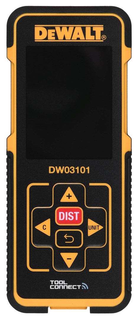 Laserski mjerač udaljenosti DEWALT DW03101 (Crna, Žuta, 100 m)-1
