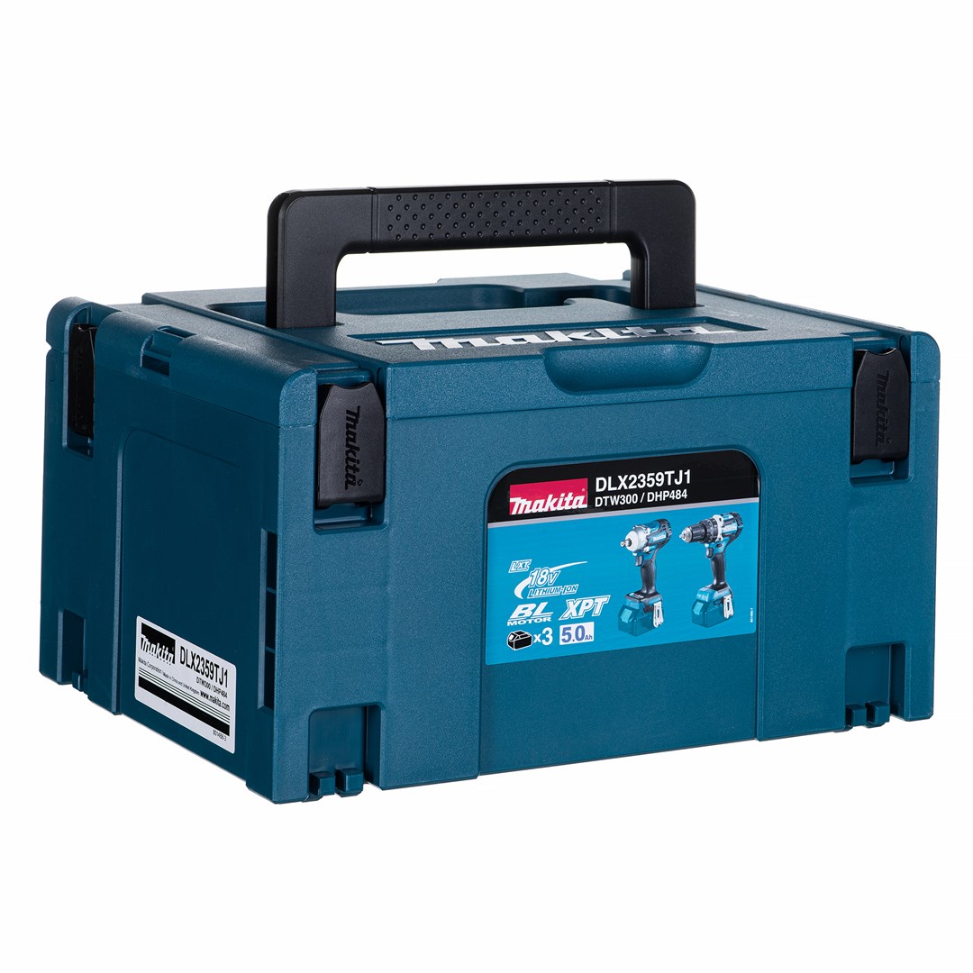 Komplet alata MAKITA DLX2359TJ1 (18V, 3x5.0Ah, uključuje bušilicu i udarni odvijač)-25
