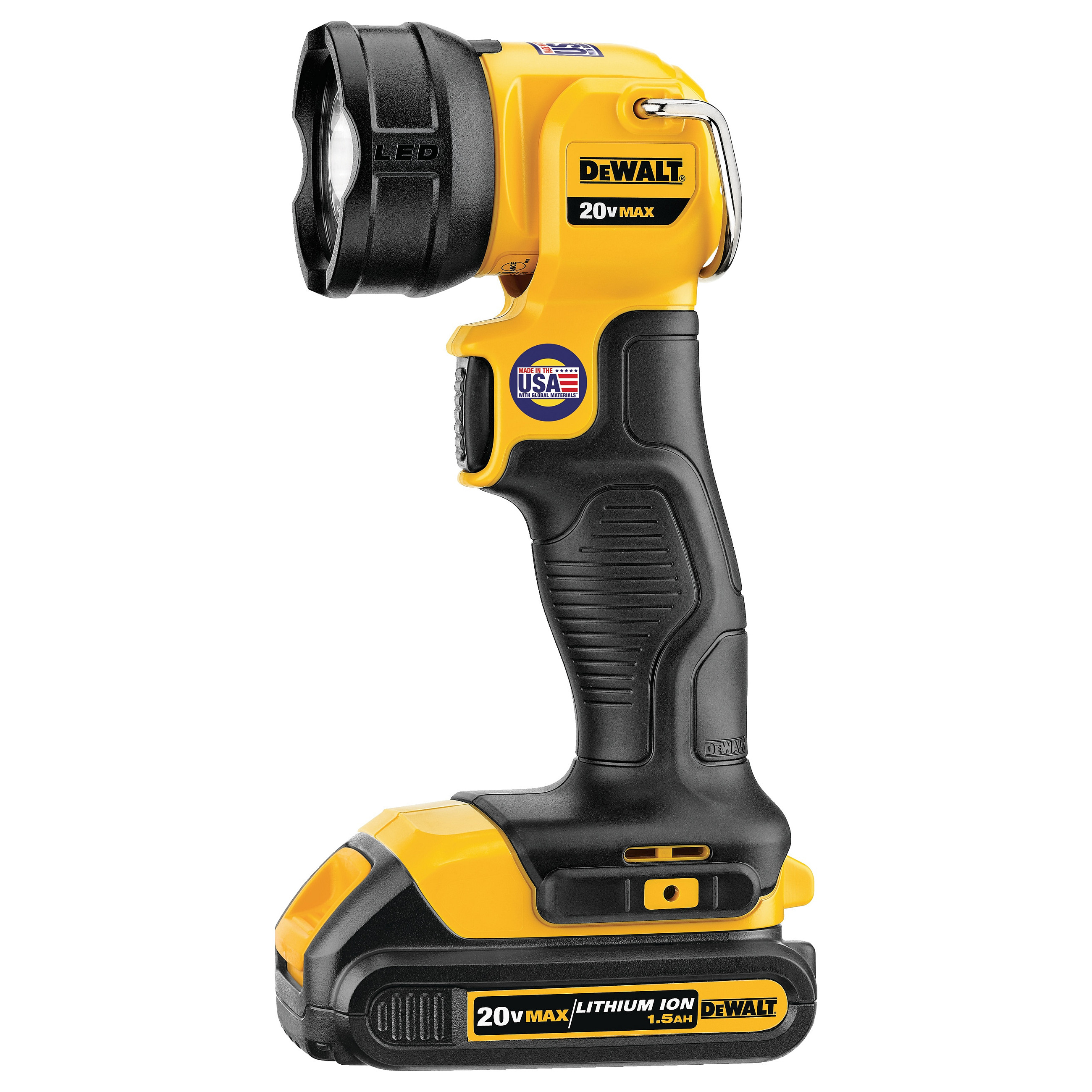 Radna lampa DEWALT DCL040-XJ (Rotirajuća glava, LED, 18V, Crna/Žuta)-4