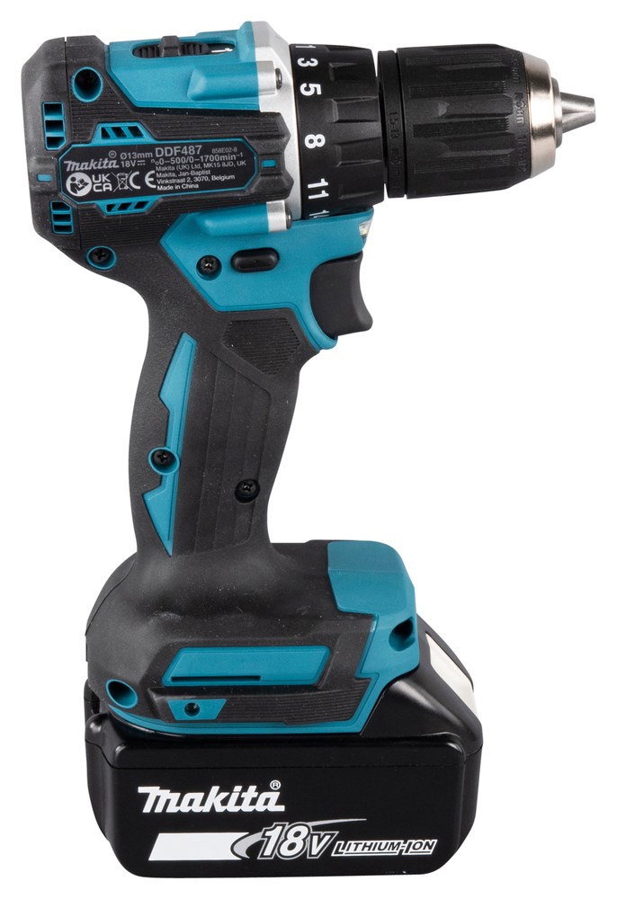 Akumulatorski odvijač MAKITA DDF487RAJ (18V, 40/25Nm, 2x2.0Ah)-5