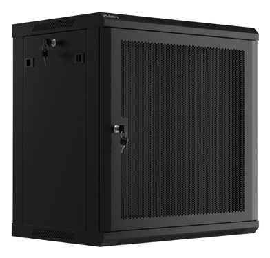 Zidni rack ormar LANBERG 19" 12U 600x450mm (flat pack, perforirana vrata)-0
