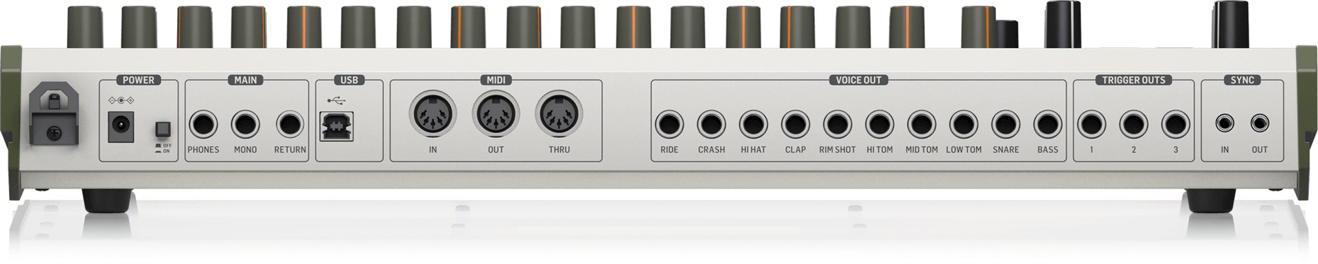 Ritam mašina BEHRINGER RD-9 (analogna, 11 zvukova, 64-step sekvencer, Wave Designer)-4