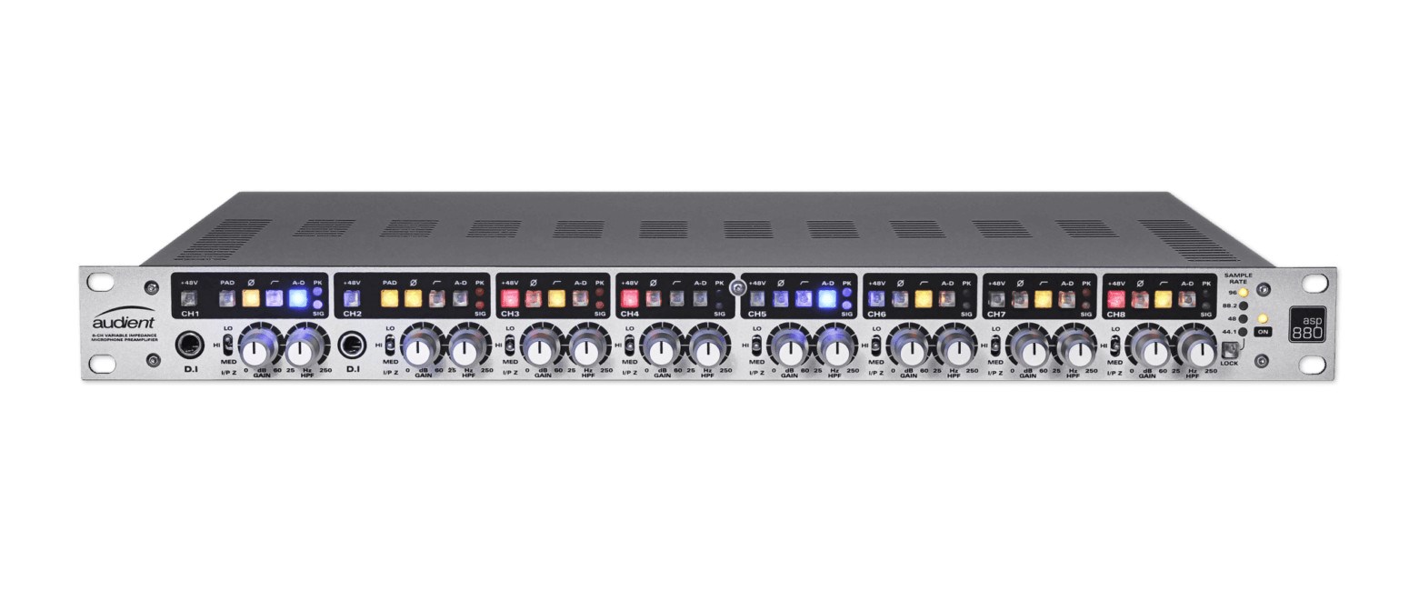 Predpojačalo za mikrofon AUDIENT ASP880 (8 kanala)
