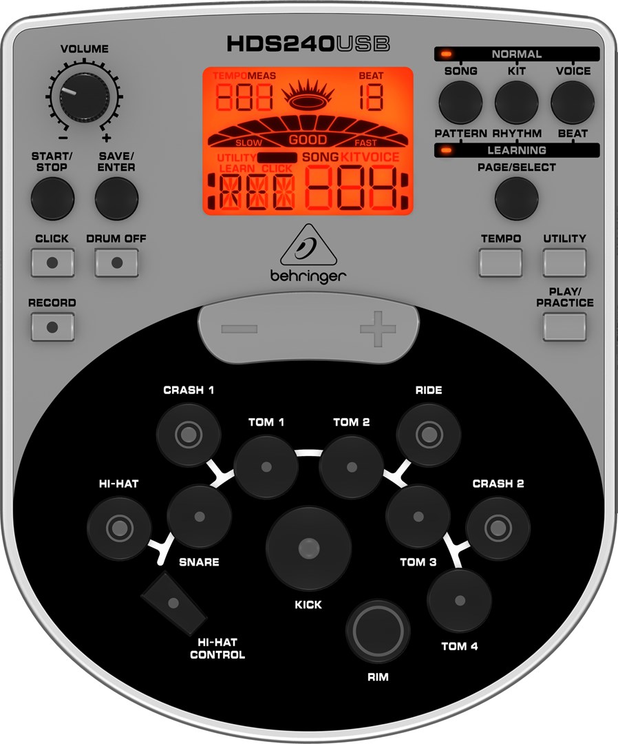 Elektronički bubnjevi BEHRINGER XD80USB (USB/MIDI sučelje, 175 zvukova, 15 setova)-6