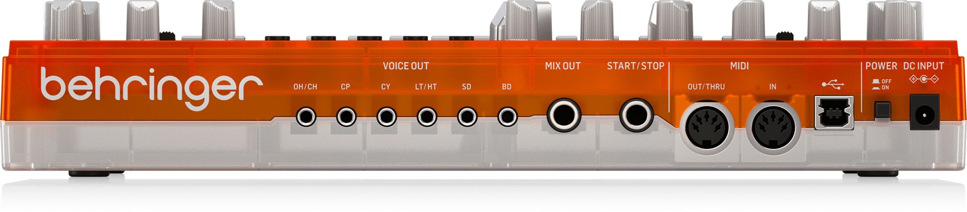 Ritam mašina BEHRINGER RD-6-TG (narančasta transparentna)-4