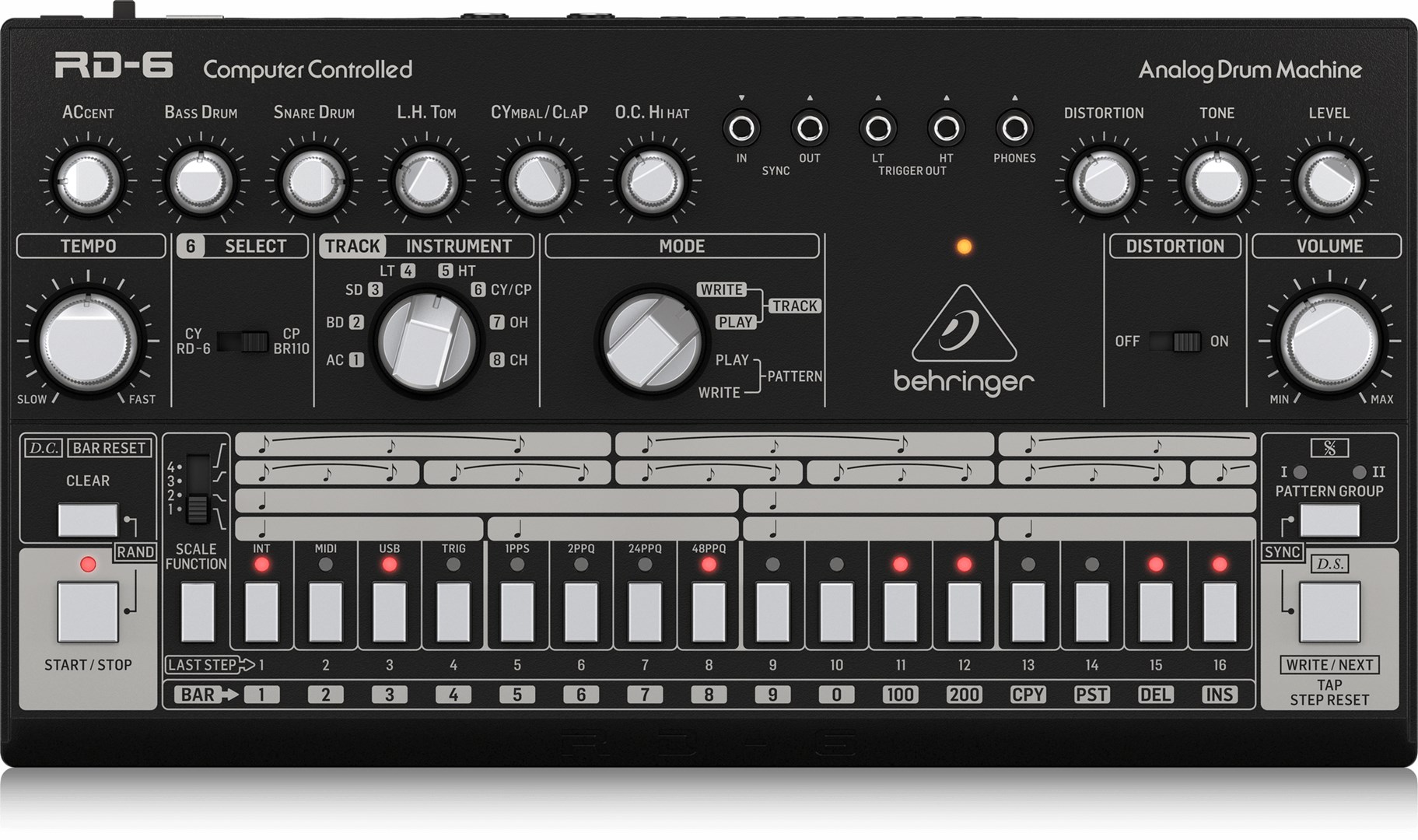 Ritam mašina BEHRINGER RD-6-BK (crna)-1