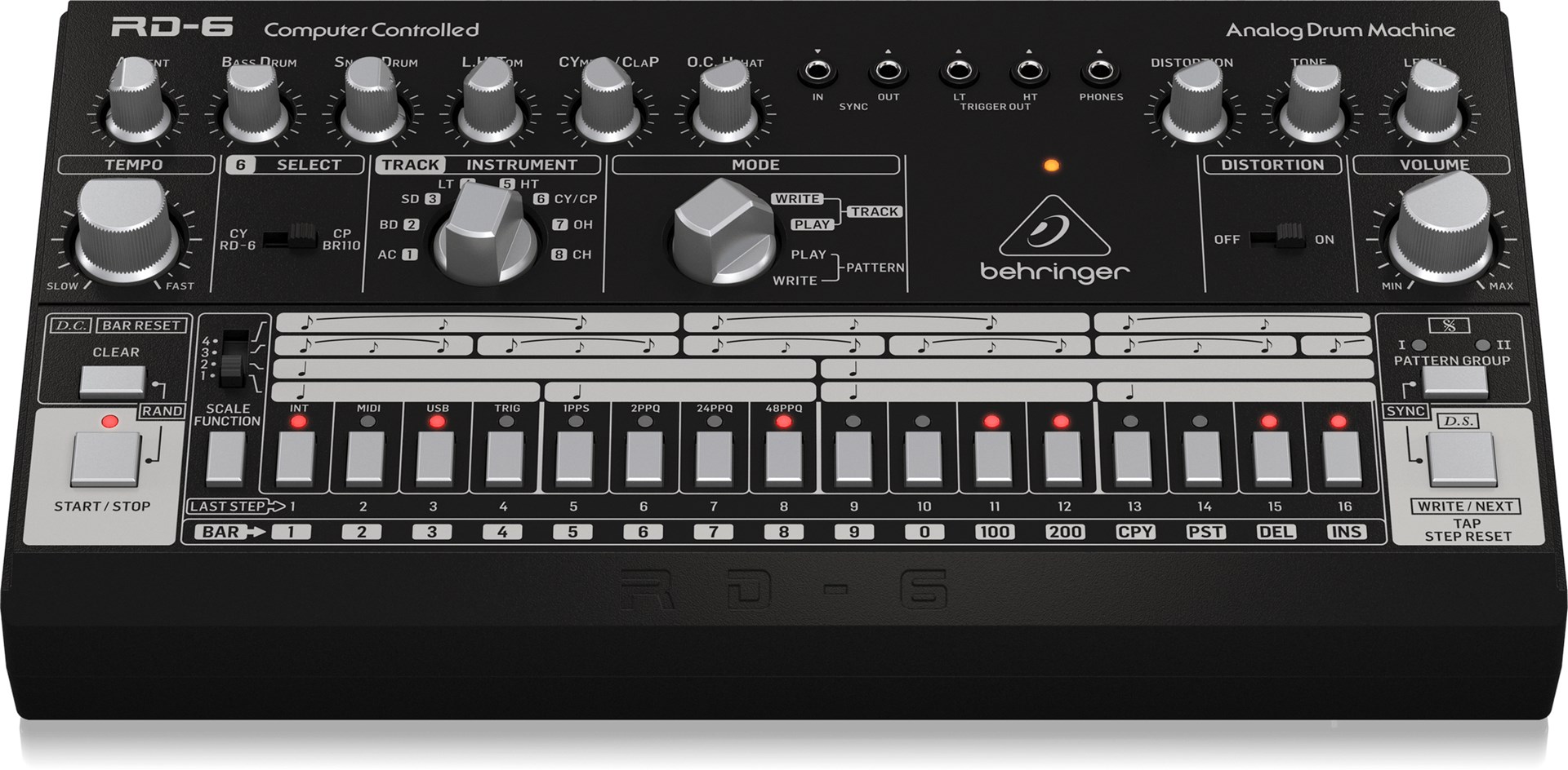 Ritam mašina BEHRINGER RD-6-BK (crna)-2