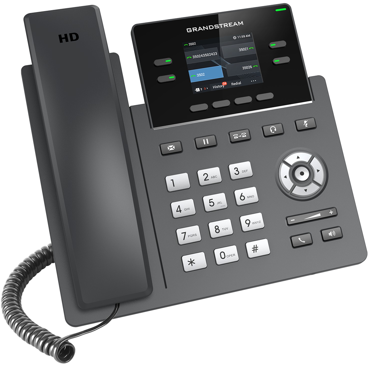 IP telefon GRANDSTREAM GRP 2612P HD (HD audio, PoE)-2