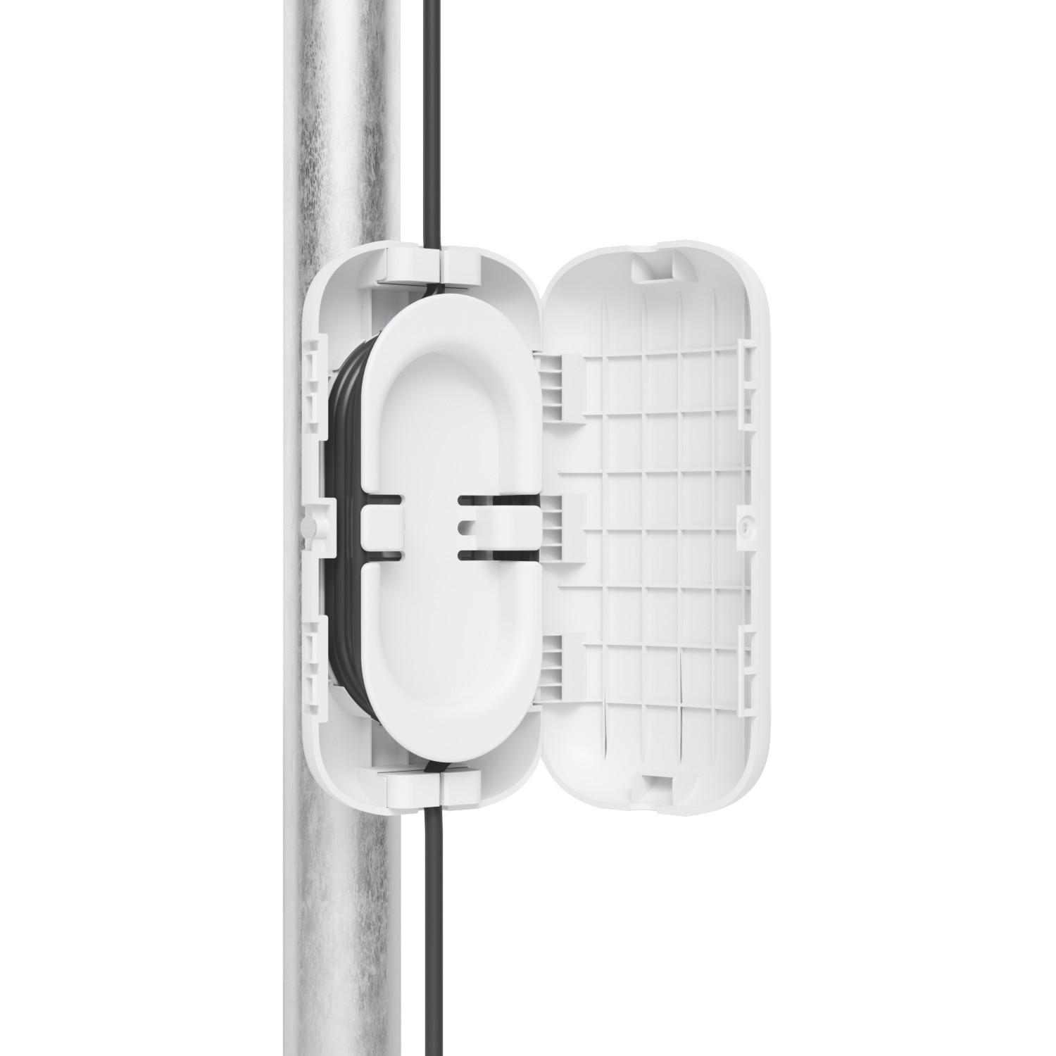 Vanjsko kućište za upravljanje optičkim kabelom UBIQUITI UACC-Fiber-SR-Kit (zaštita od naprezanja, 189 x 95 x 48 mm)-1