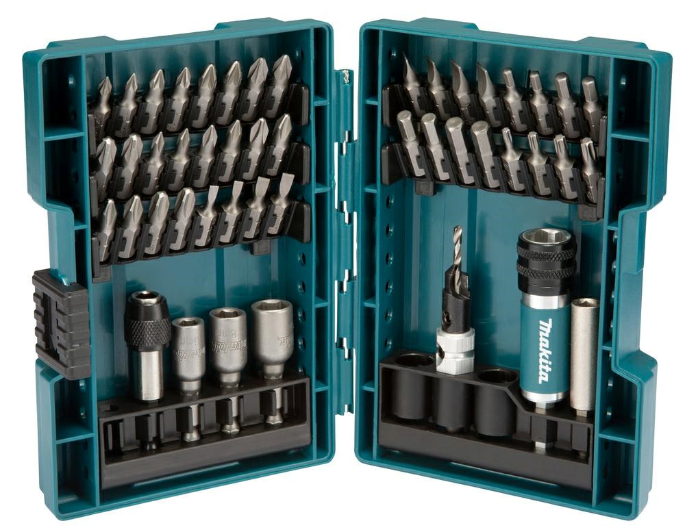 Set bitova za odvijač i ključeva za utičnice MAKITA SCREWDRIVER BIT SET AND WRENCHES OF THE SOCKETS (47 komada)-2