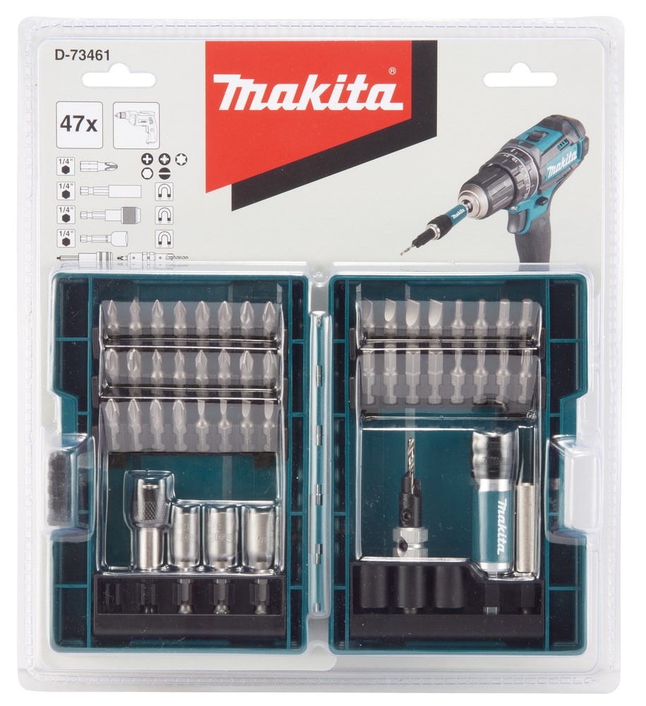 Set bitova za odvijač i ključeva za utičnice MAKITA SCREWDRIVER BIT SET AND WRENCHES OF THE SOCKETS (47 komada)-5