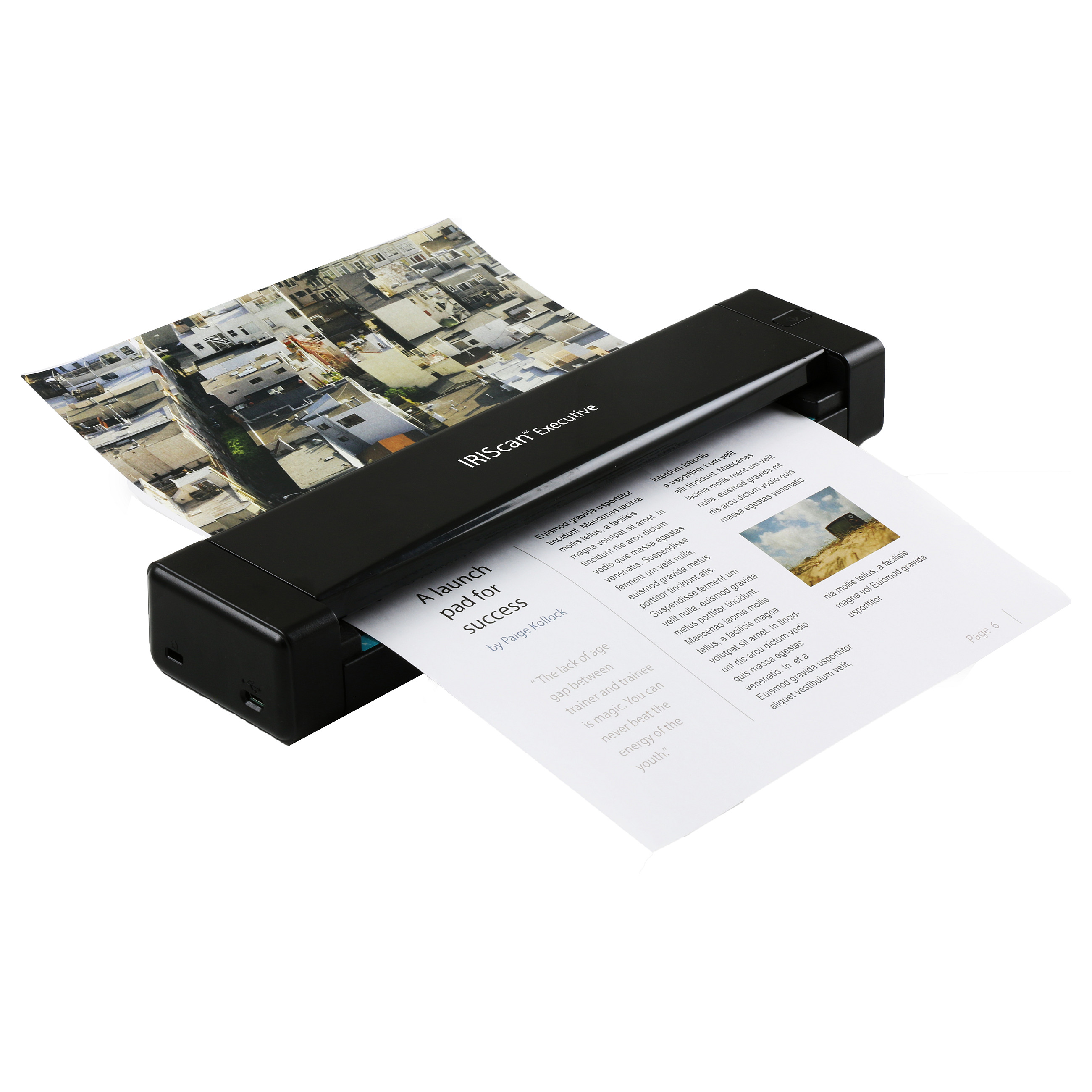 Skeniranje dokumenata IRIS IRIScan Executive 4 (600 x 600 DPI, A4, crna)-2