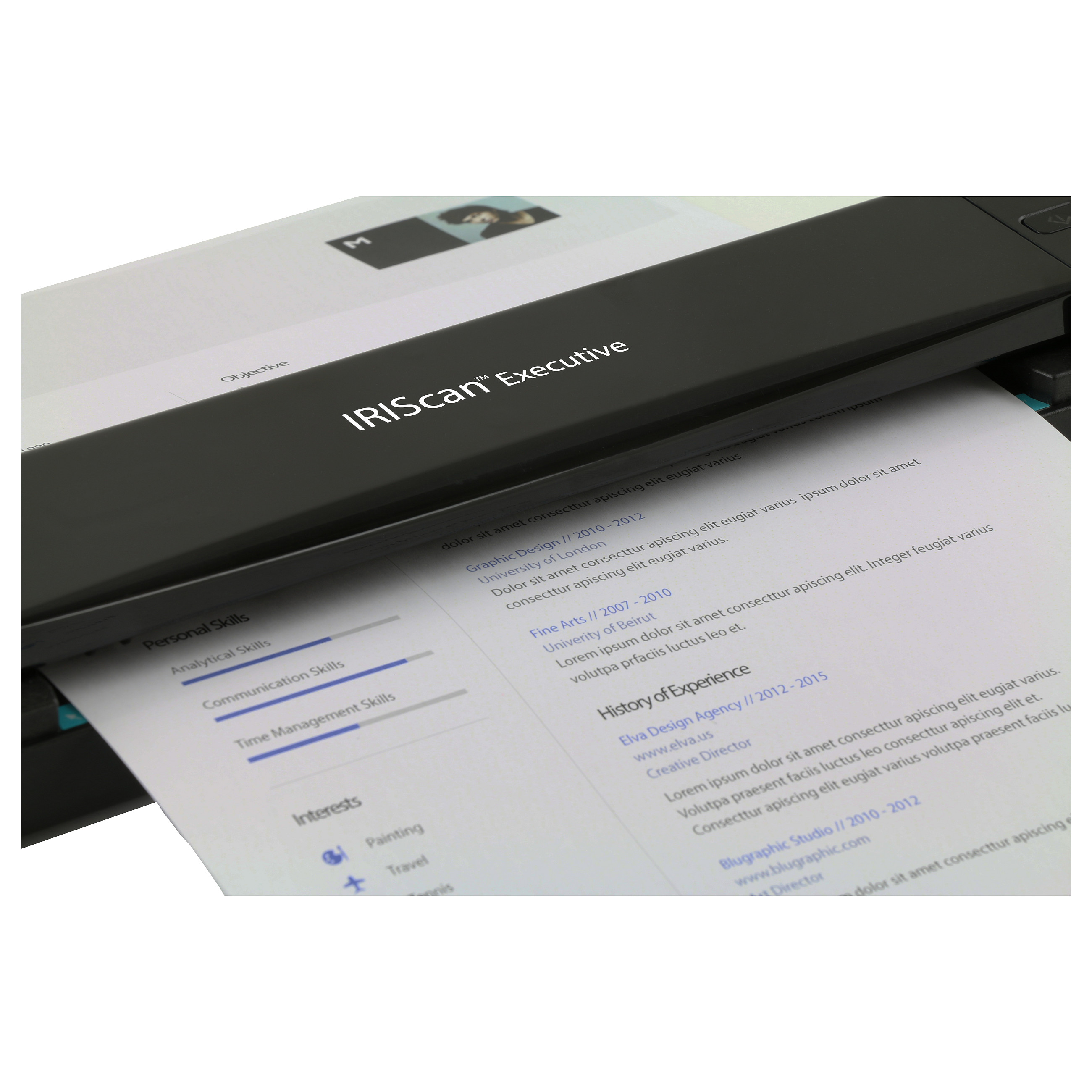 Skeniranje dokumenata IRIS IRIScan Executive 4 (600 x 600 DPI, A4, crna)-5
