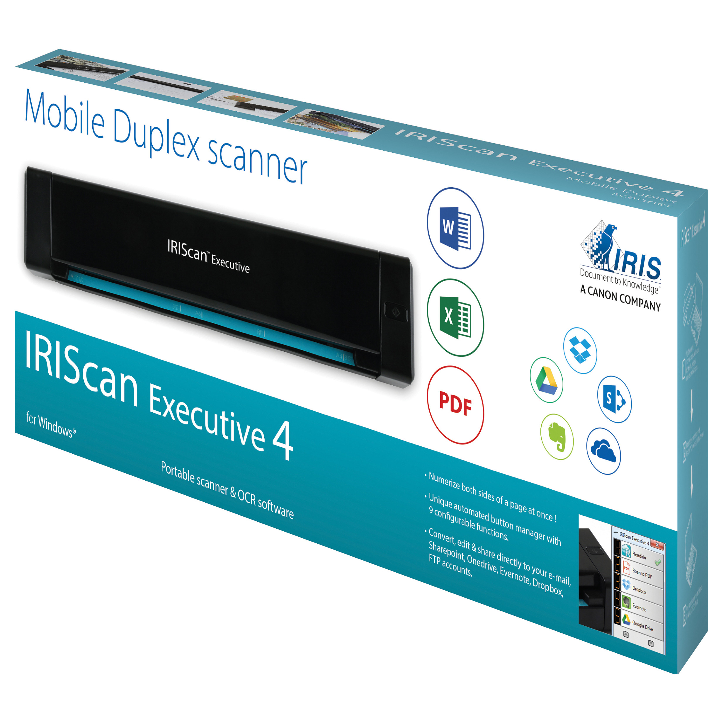 Skeniranje dokumenata IRIS IRIScan Executive 4 (600 x 600 DPI, A4, crna)-6