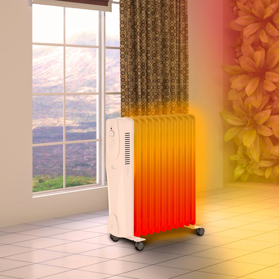 Extralink NY-25W1 | Electric oil-filled radiator | 2500W, 11 ribs-2