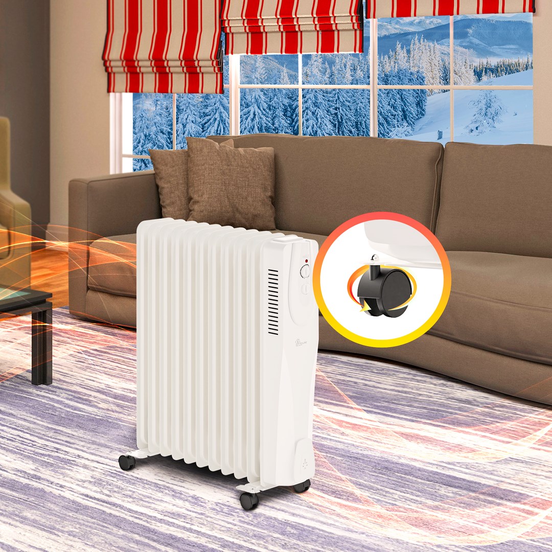 Extralink NY-25W1 | Electric oil-filled radiator | 2500W, 11 ribs-17