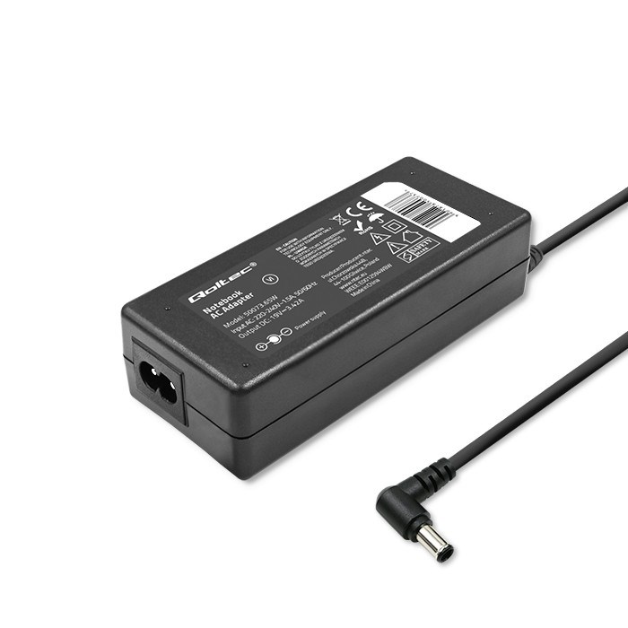 Adapter QOLTEC 50073 65W Indoor Crna boja-5
