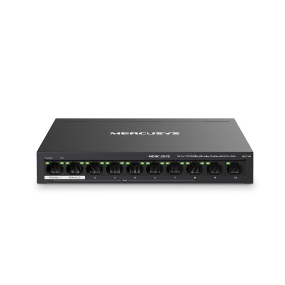 Switch MERCUSYS MS110P 10-portni Fast Ethernet (RJ-45)-3
