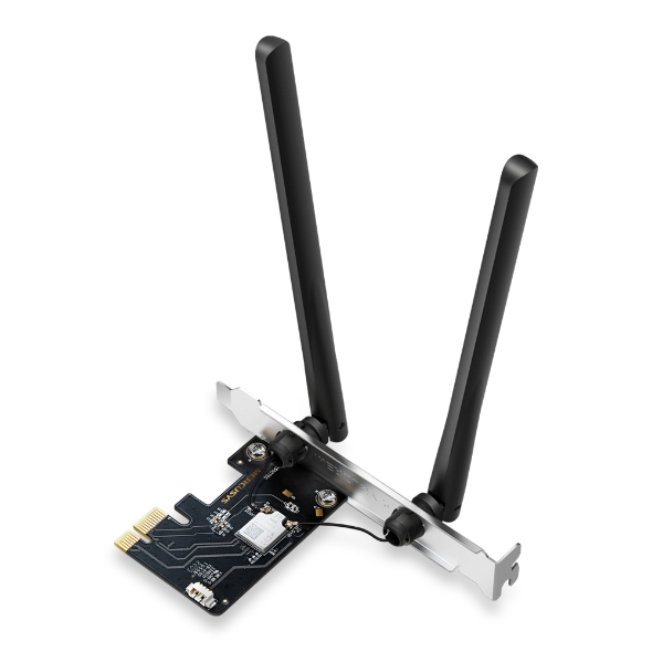 Mercusys AXE5400 Wi-Fi 6E Bluetooth 5.3 PCIe Adapter (Wi-Fi 6E, tri-band, 5400 Mbit/s)-0