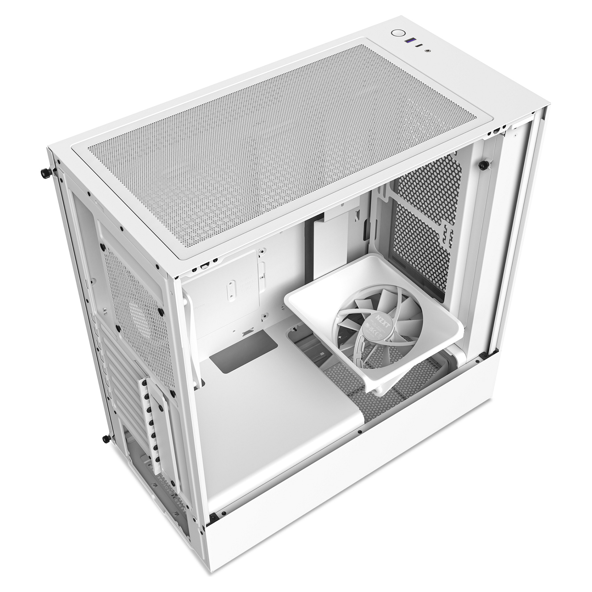 Kućište NZXT H5 Flow Midi Tower White-3