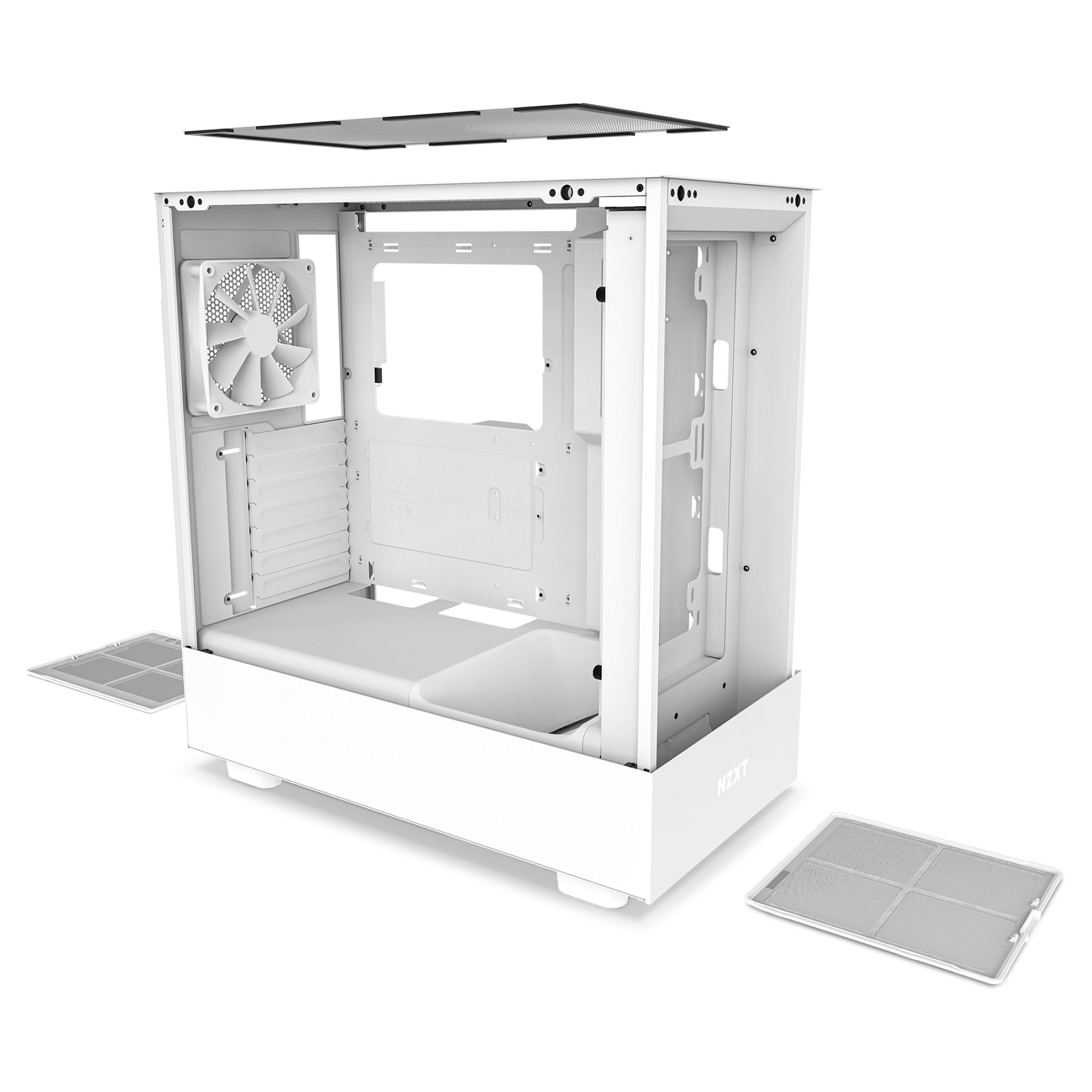 Kućište NZXT H5 Flow Midi Tower White-4