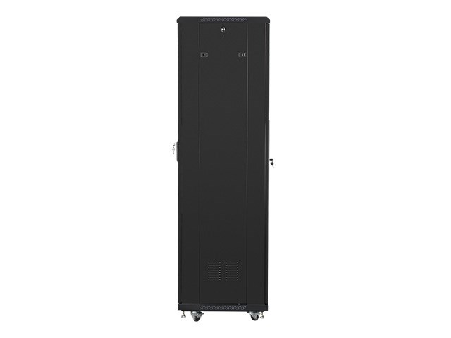 Slobodnostojeći ormar LANBERG 19" 42U 600X600 crni (kapacitet 800 kg, staklena prednja vrata, čelična stražnja vrata, visina 2047,5 mm)-4