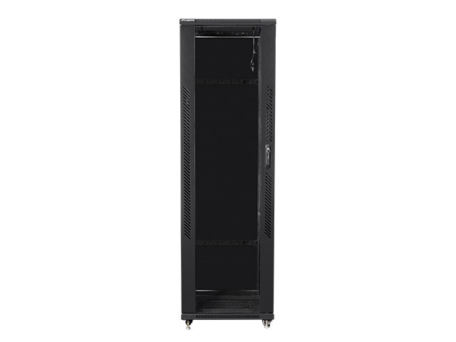 Slobodnostojeći ormar LANBERG 19" 42U 600X600 crni (kapacitet 800 kg, staklena prednja vrata, čelična stražnja vrata, visina 2047,5 mm)-2