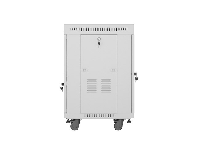 Stalak LANBERG RACK CABINET 19'' FREE STANDING 15U 600X600 (IP20, 2 ventilatora, 1200 kg maksimalna nosivost, sivi)-3