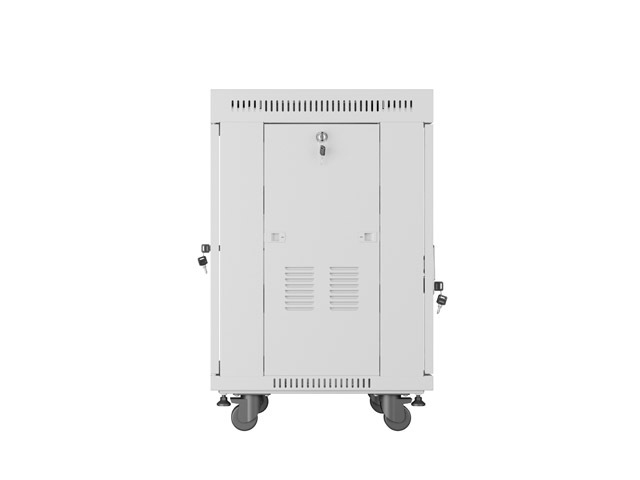 Stalak LANBERG RACK CABINET 19'' FREE STANDING 15U 600X600 (IP20, 2 ventilatora, 1200 kg maksimalna nosivost, sivi)-1