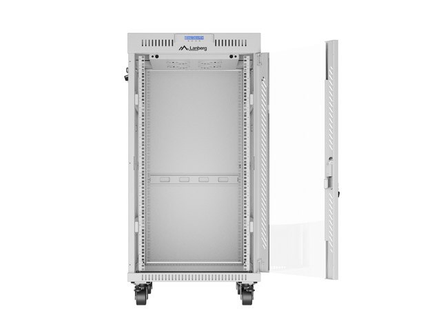 Rack ormar LANBERG WF01-6822-10B (19", 22U, 600x800, samostojeći, crni)-3
