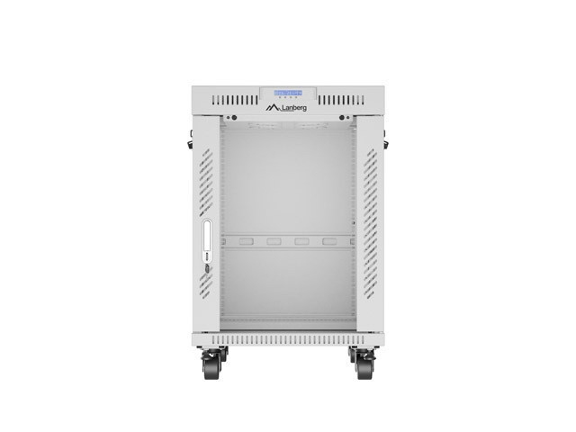Rack ormar LANBERG 19'' slobodnostojeći 15U 600x800 (Metal, 4 ventilatora, nosivost 1200 kg, IP20, siva boja)-6