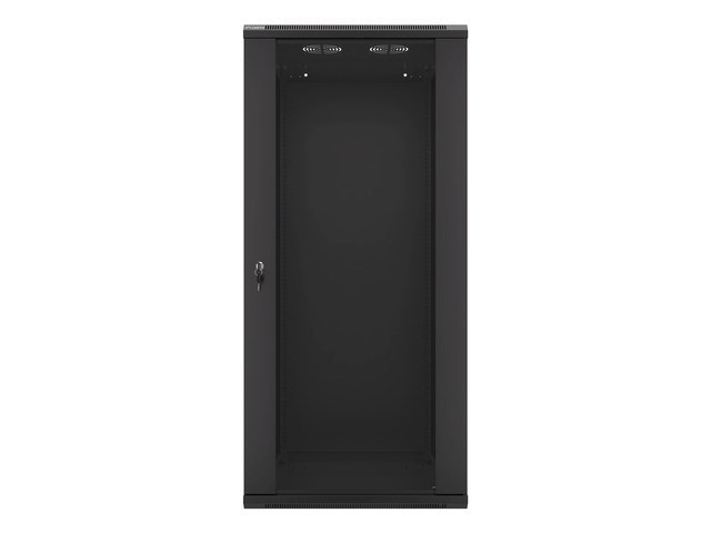 Zidni ormar LANBERG 19" 27U (600 x 600, staklena vrata) crni-7