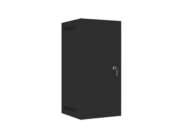 Ormar za montažu na zid LANBERG 10" 12U (280x310, crni)-1