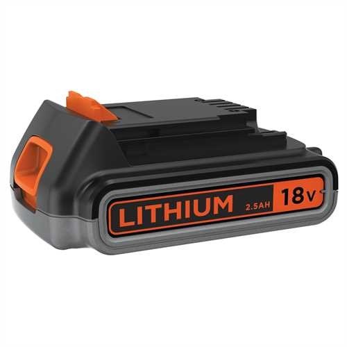 Baterija BLACK&DECKER BL2518 (Lithium-Ion, 18V, 2.5Ah, Crna/Narančasta)-0