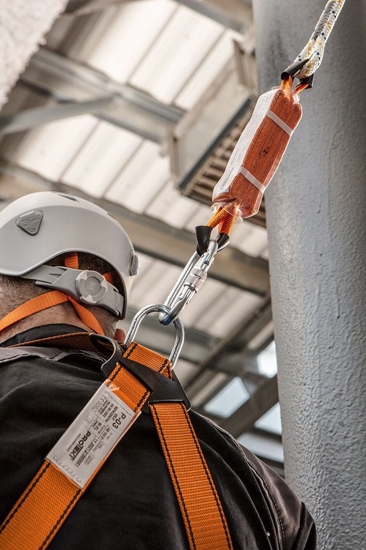 Belay kit with shock absorber-6
