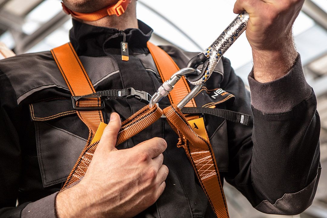 Belay kit with shock absorber-4