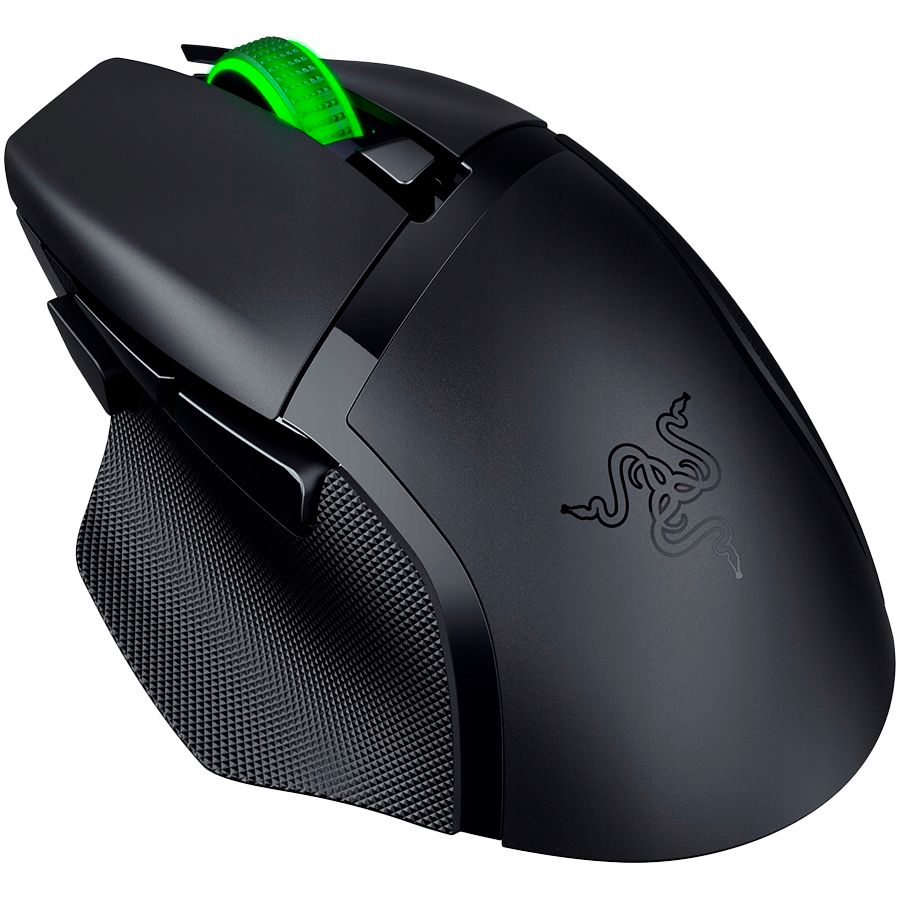 Miš RAZER Basilisk V3 X HyperSpeed powerd (ergonomski, 18000 DPI, Bluetooth, 7 tipki, crna boja)