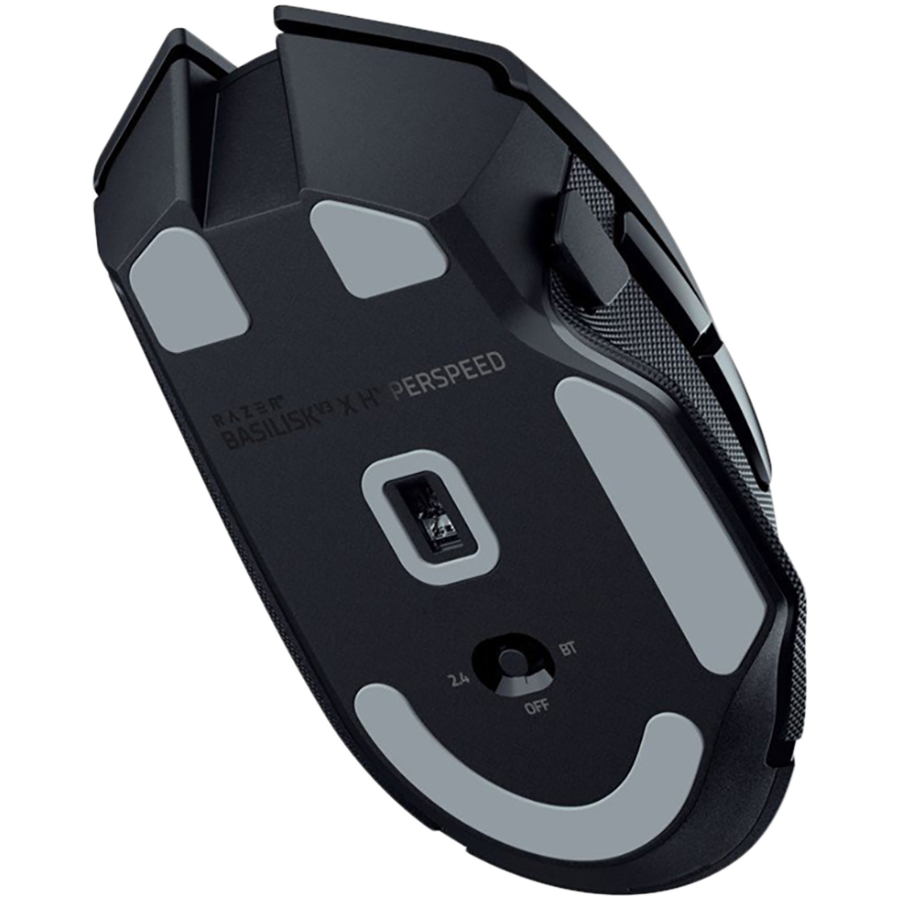Miš RAZER Basilisk V3 X HyperSpeed powerd (ergonomski, 18000 DPI, Bluetooth, 7 tipki, crna boja)-1