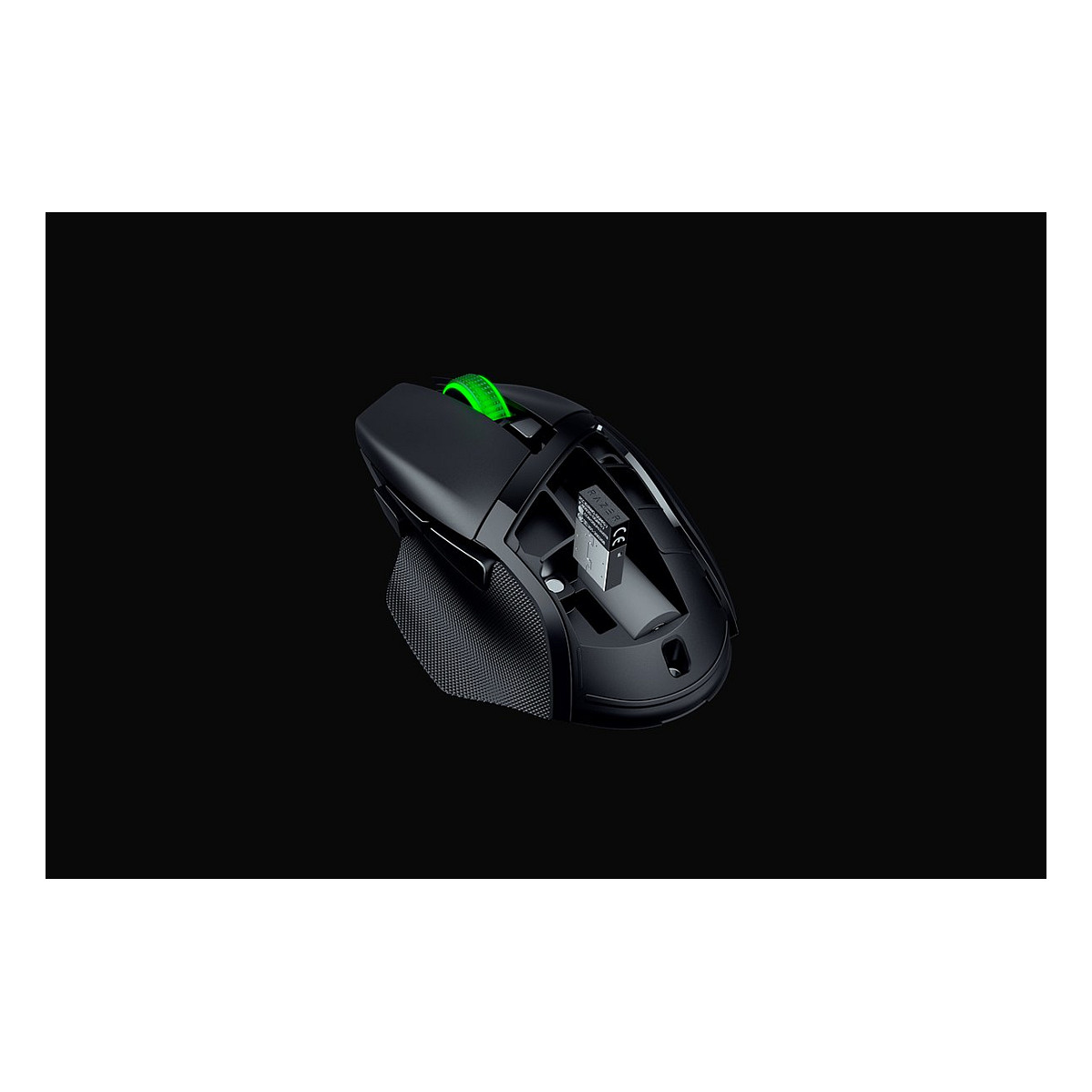 Miš RAZER Basilisk V3 X HyperSpeed powerd (ergonomski, 18000 DPI, Bluetooth, 7 tipki, crna boja)-4