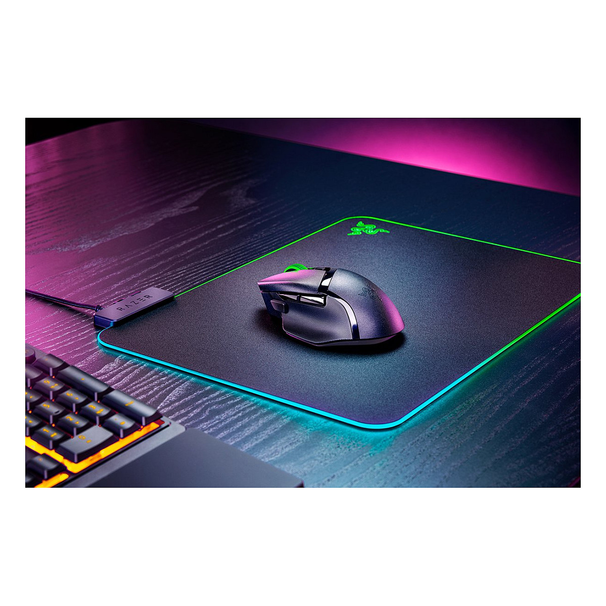 Miš RAZER Basilisk V3 X HyperSpeed powerd (ergonomski, 18000 DPI, Bluetooth, 7 tipki, crna boja)-9