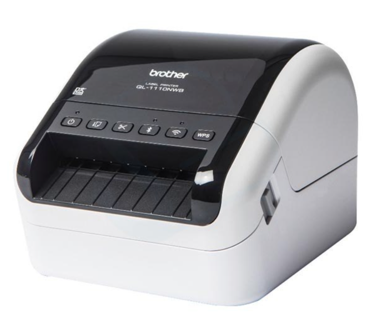 Printer BROTHER QL-1110NWB (Direct thermal, 300 x 300 DPI, 110 mm/sec, Wired & Wireless, Black, White)-1
