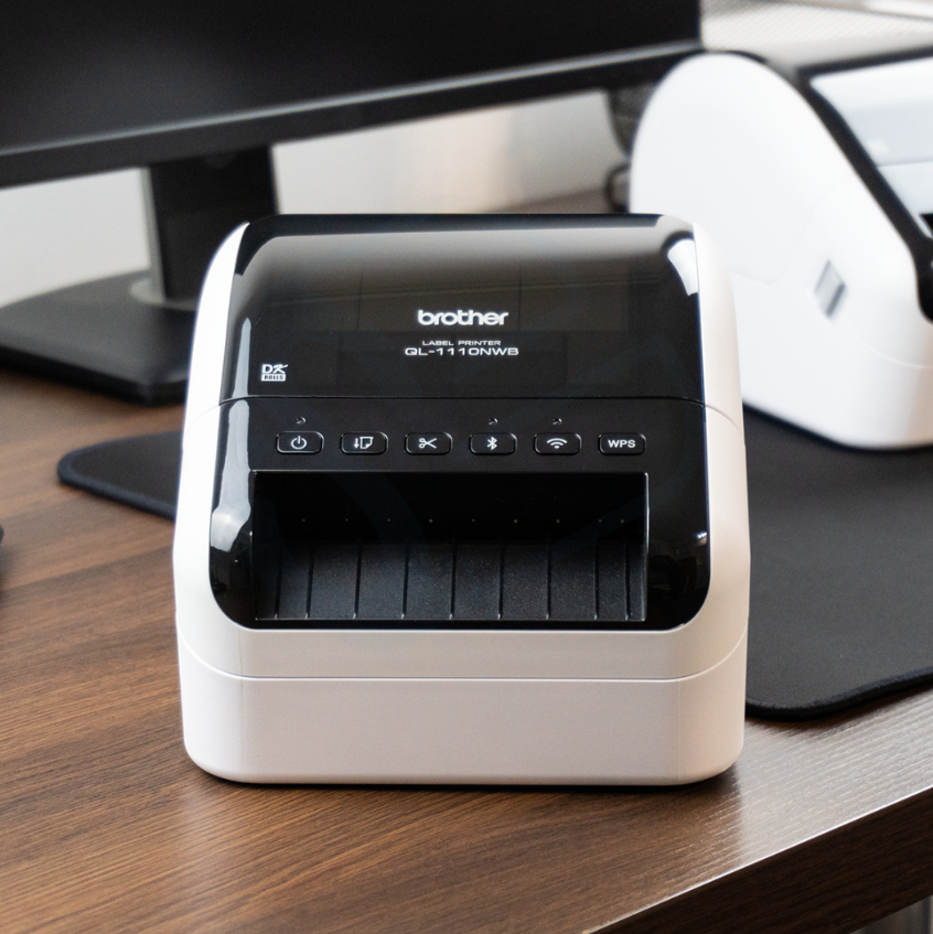 Printer BROTHER QL-1110NWB (Direct thermal, 300 x 300 DPI, 110 mm/sec, Wired & Wireless, Black, White)-3
