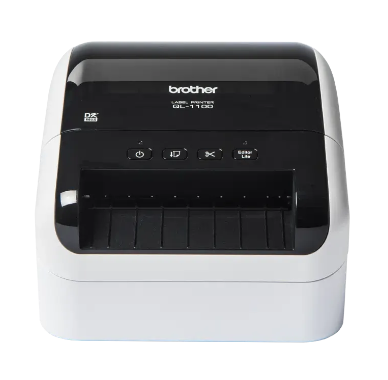 Printer BROTHER QL-1110NWB (Direct thermal, 300 x 300 DPI, 110 mm/sec, Wired & Wireless, Black, White)