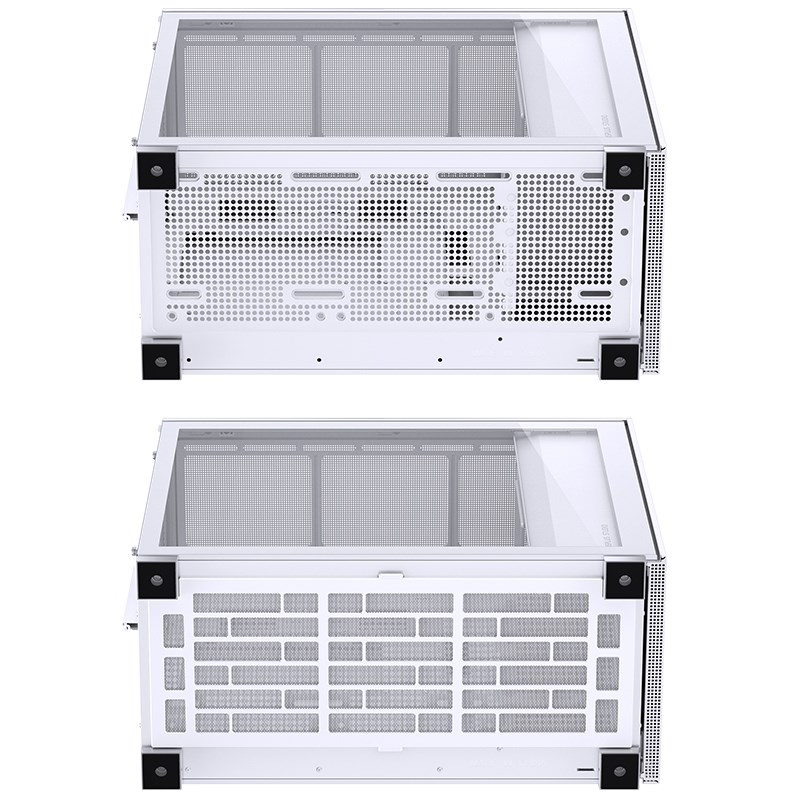Kućište za računalo JONSBO D41 MESH ATX, staklo - bijelo (podržava ATX, micro ATX, Mini-ATX, 7 proširenih utora, USB 3.2 Gen 2 Type-C)-7