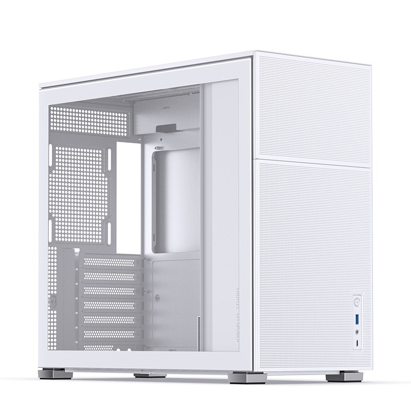 Kućište za računalo JONSBO D41 MESH ATX, staklo - bijelo (podržava ATX, micro ATX, Mini-ATX, 7 proširenih utora, USB 3.2 Gen 2 Type-C)-12