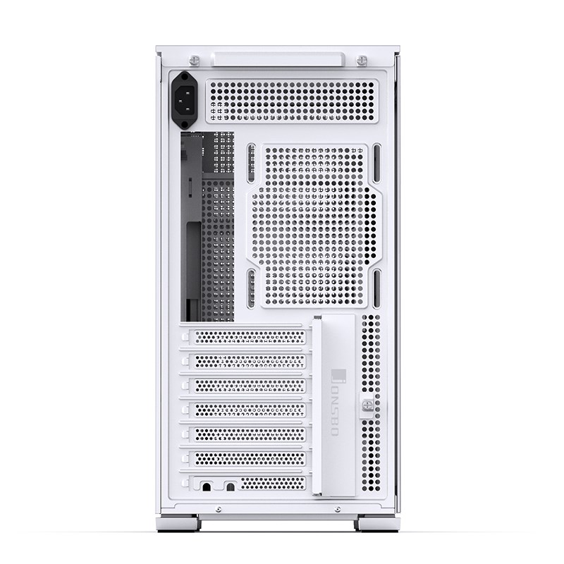 Kućište za računalo JONSBO D41 MESH ATX, staklo - bijelo (podržava ATX, micro ATX, Mini-ATX, 7 proširenih utora, USB 3.2 Gen 2 Type-C)-5